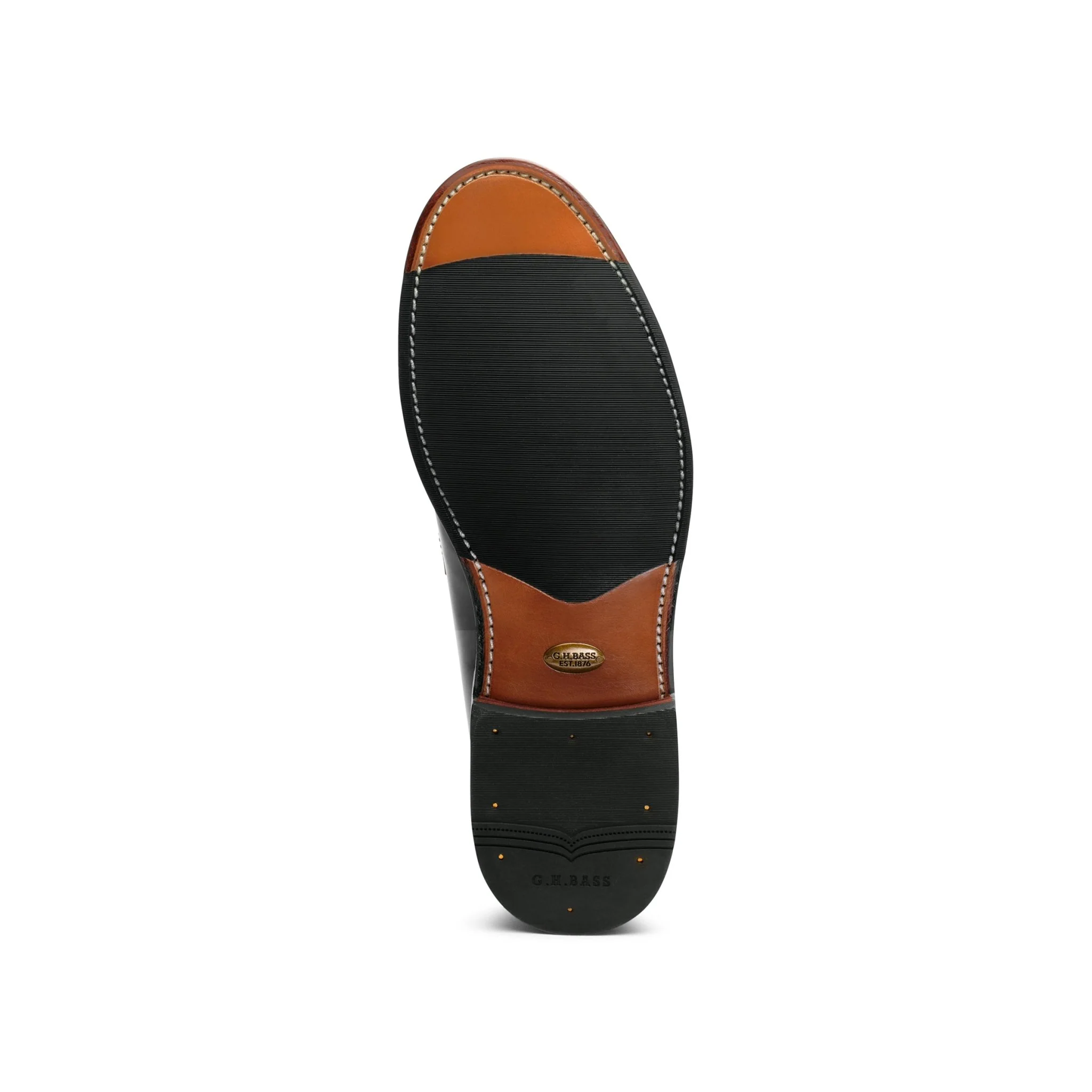 G.H.Bass Monogram Black Loafers - Image 8