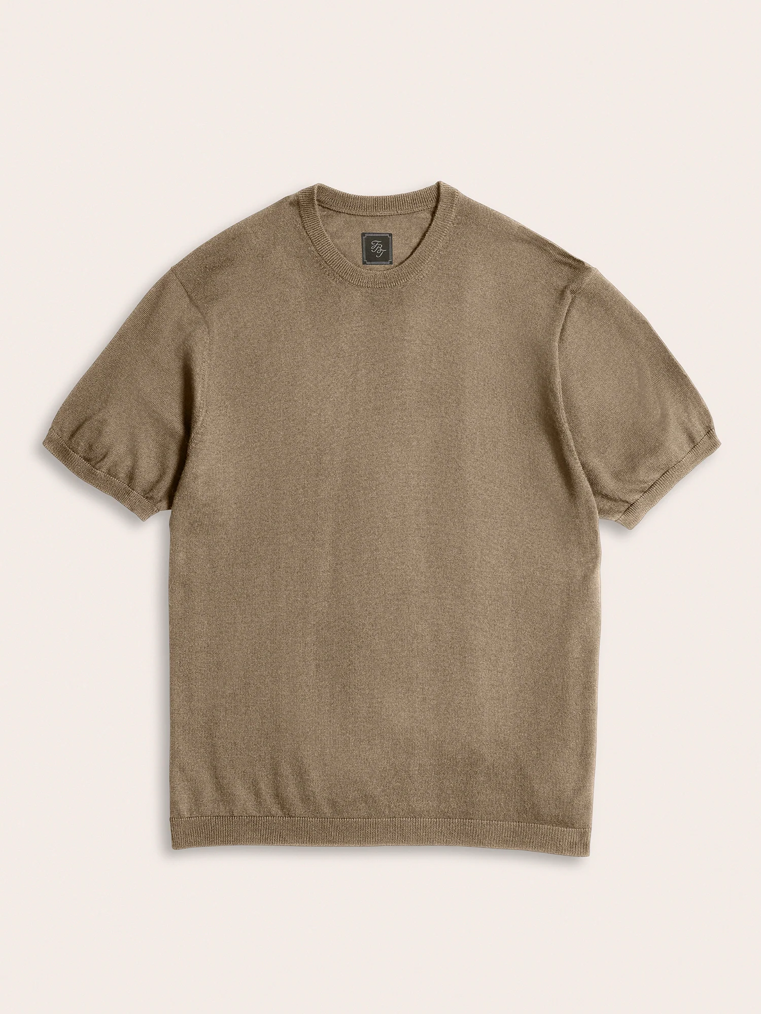 Mushroom Sweater Knit Tee