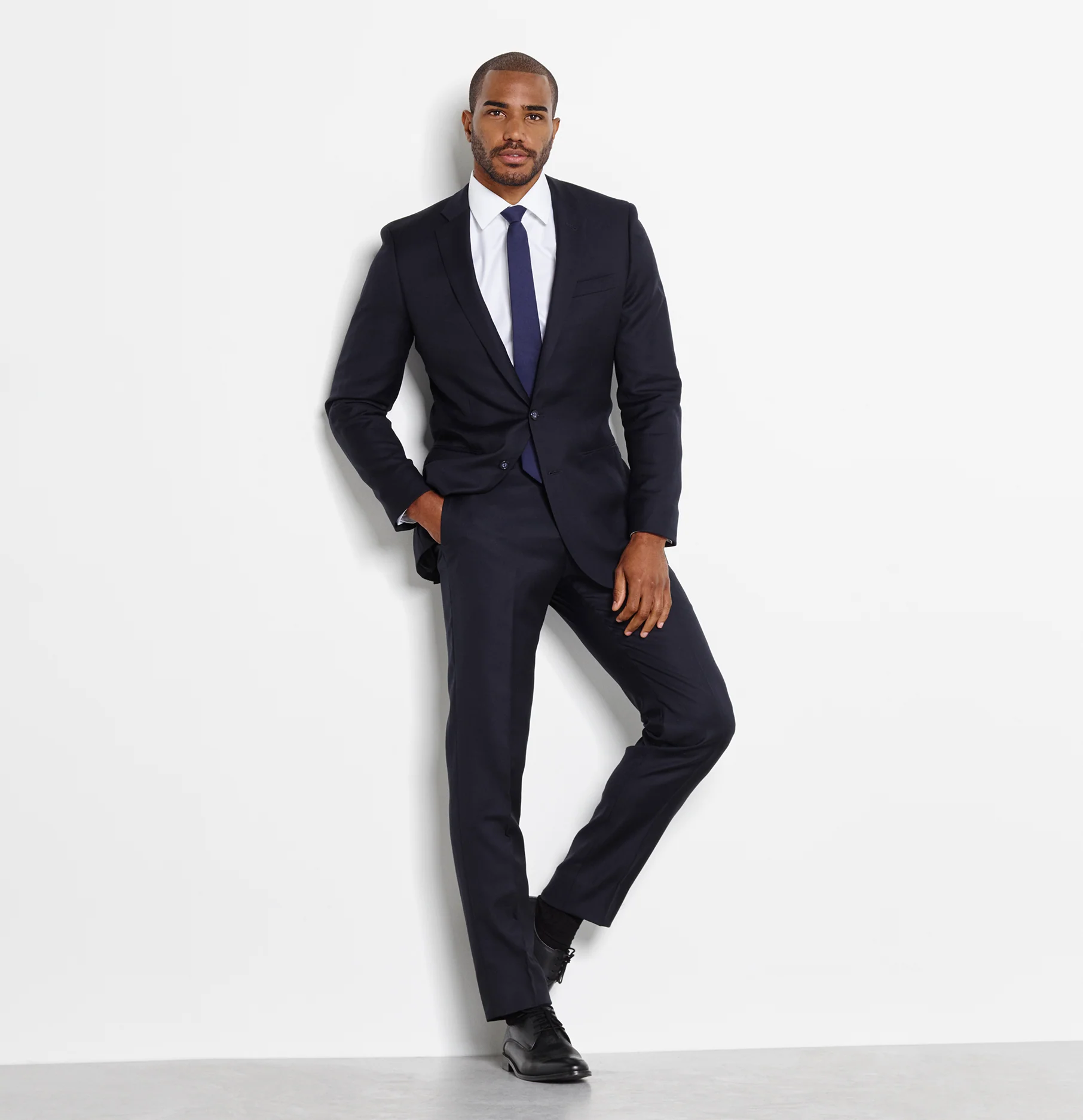 Navy Blue Suit Outfit - Image 2