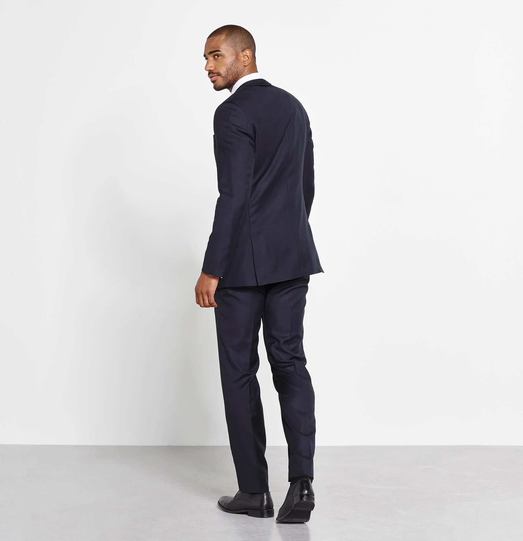 Navy Blue Suit Pants - Classic - Image 3