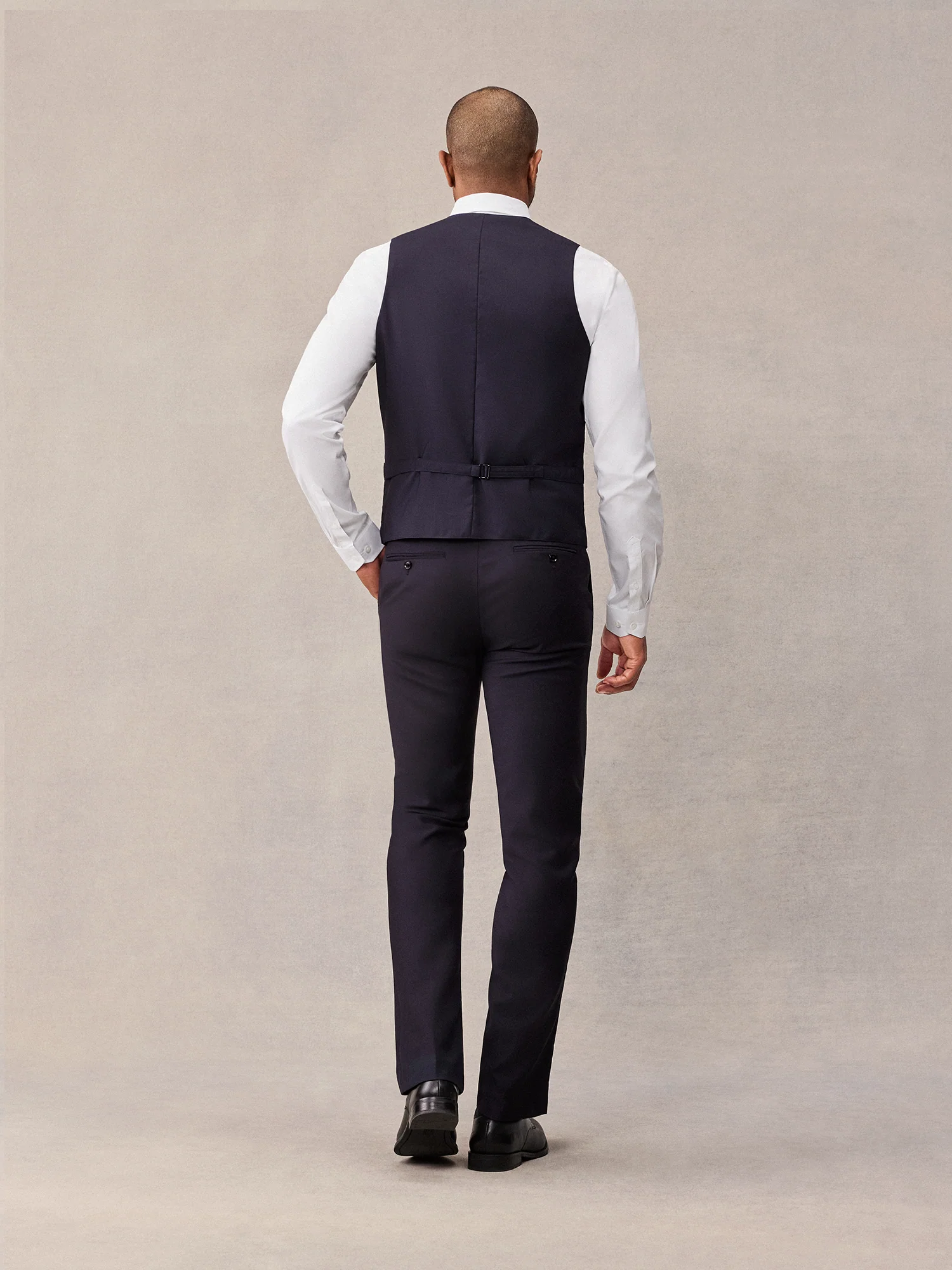 Navy Blue Suit Vest - Image 4