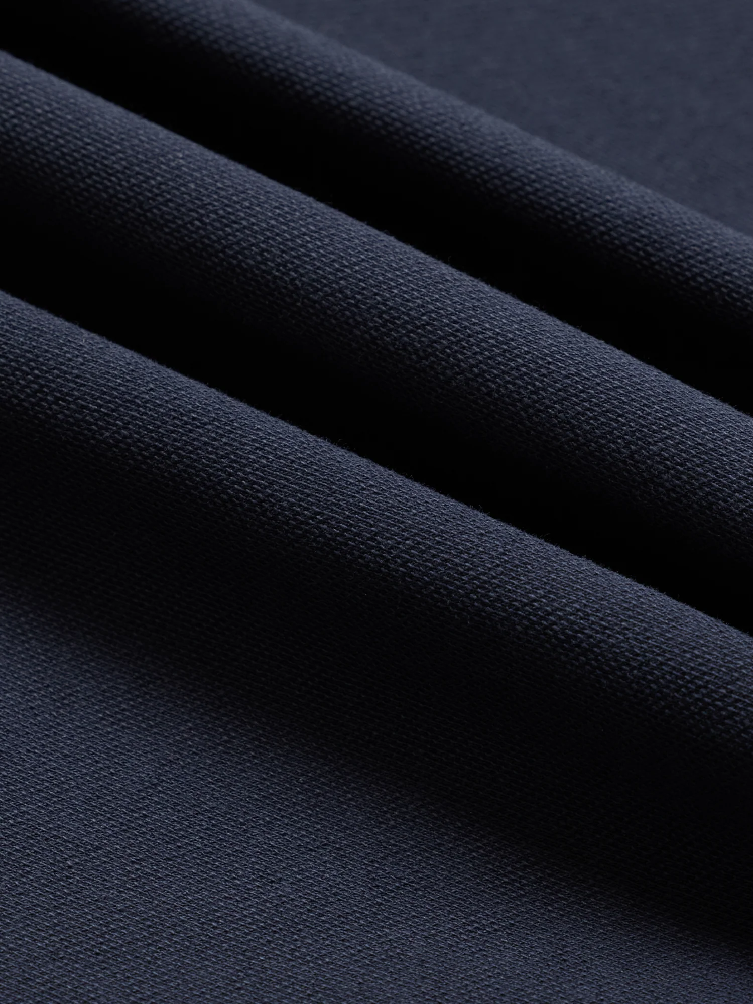 Navy Cotton Pique Polo Shirt - Image 4