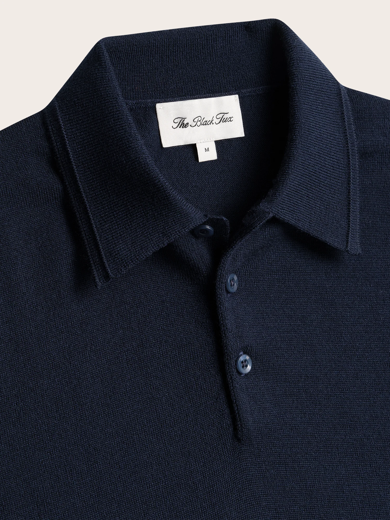 Navy Polo Sweater - Image 3