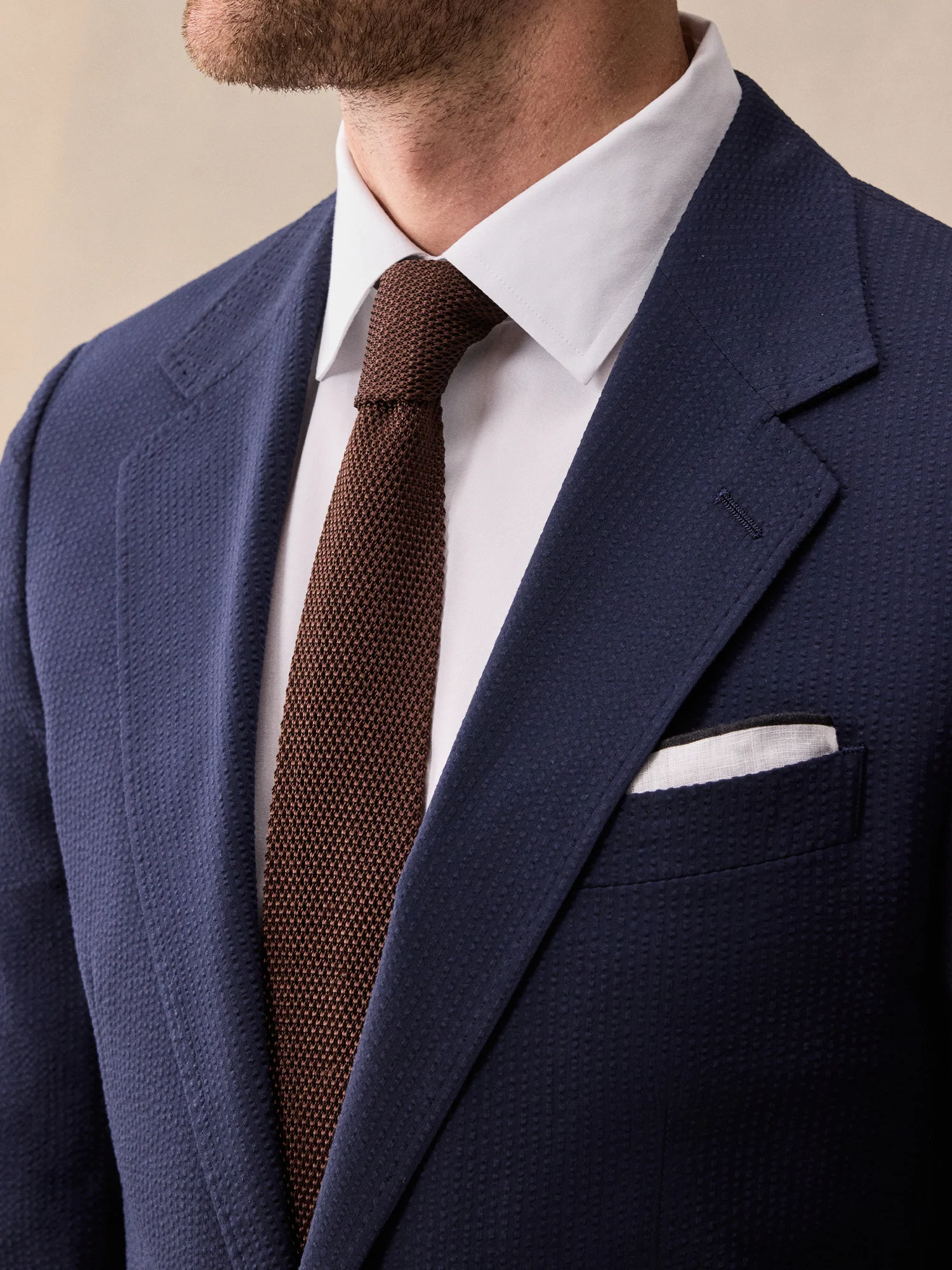 Navy Seersucker Suit - Image 5