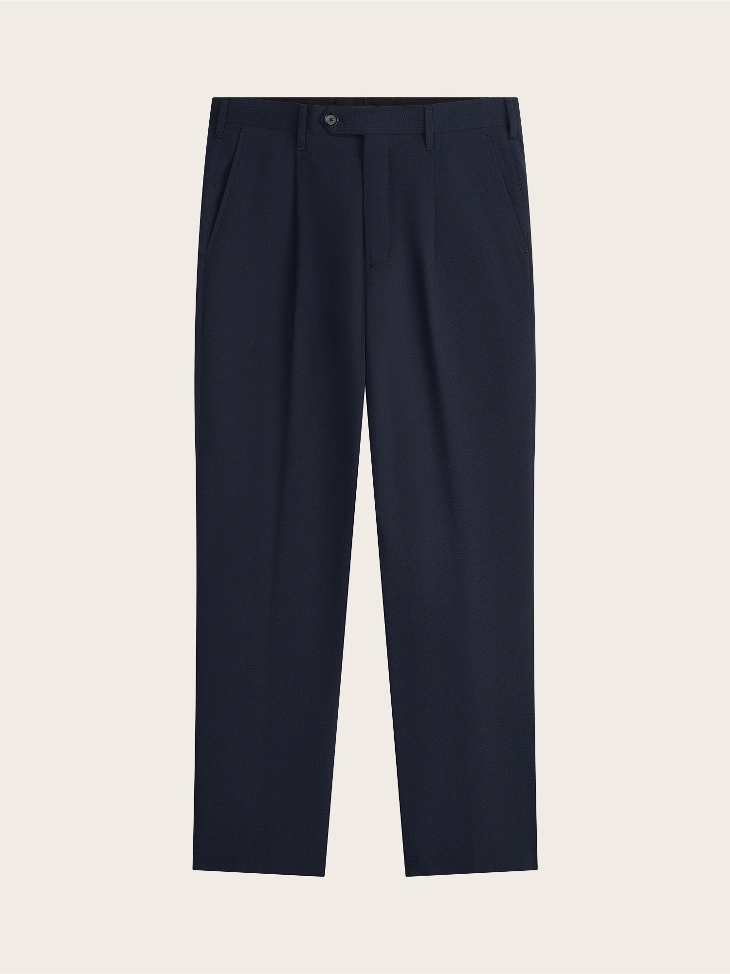 Navy Seersucker Suit Pants - Regular - Image 6