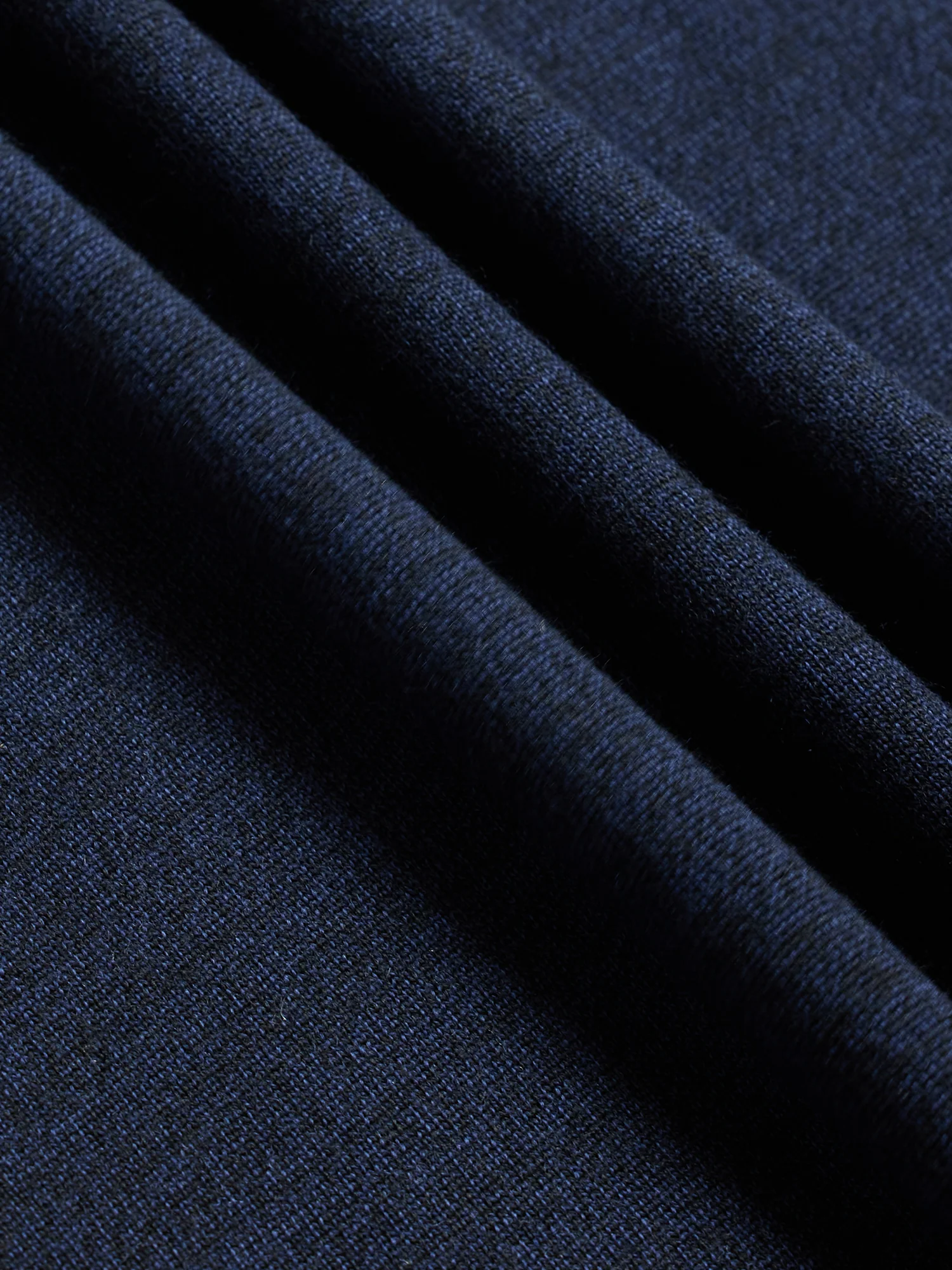 Navy Short-Sleeve Sweater Polo - Image 6