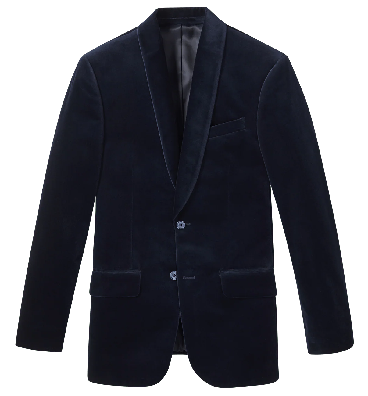 Ocean Velvet Shawl Tuxedo Jacket - Image 8