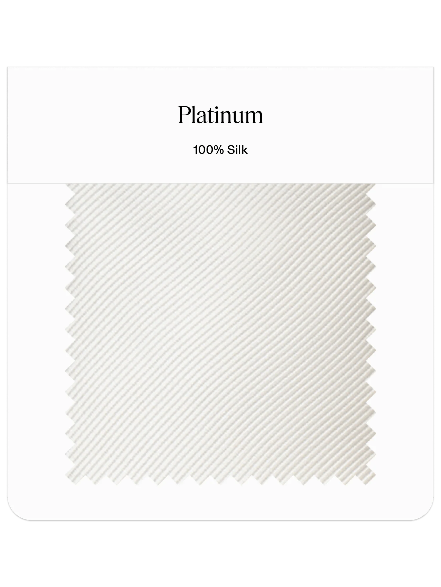 Platinum Neckwear Swatch