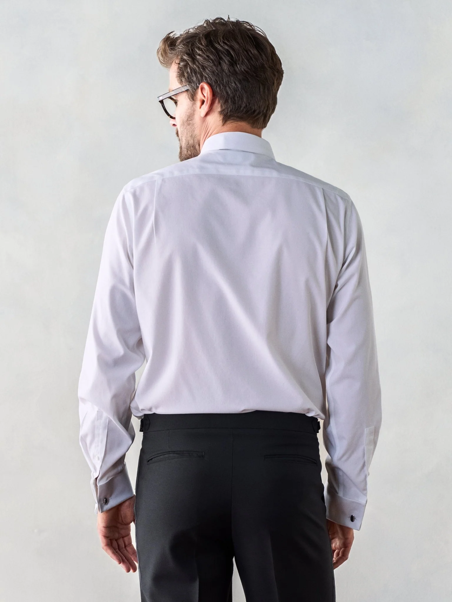 Pleated Point Collar Shirt - Slim - Image 3
