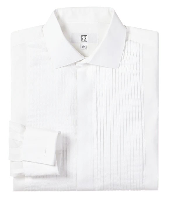 Pleated Point Collar Shirt - Slim - Image 4