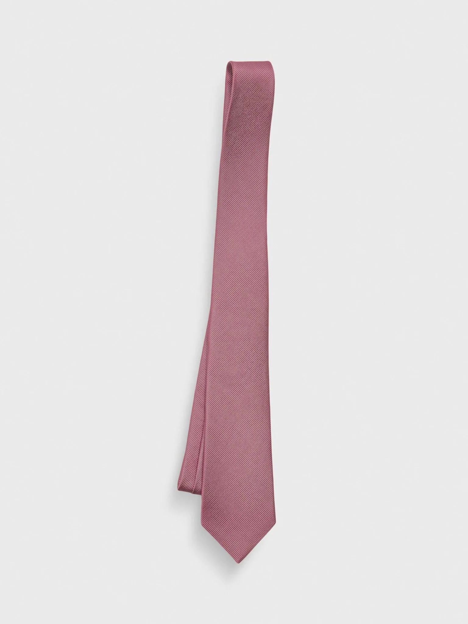Raspberry Silk Necktie - Image 2