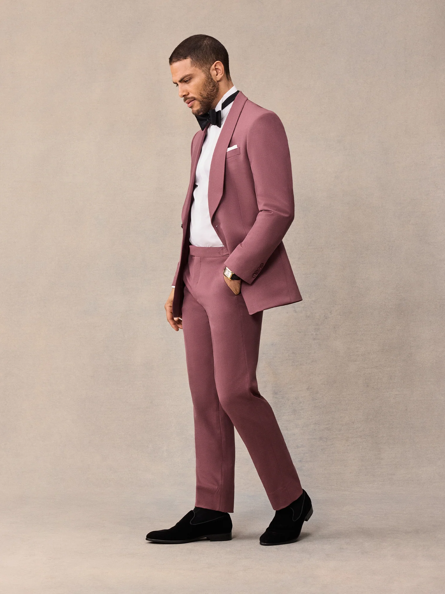 Rose Shawl Collar Tuxedo - Image 3