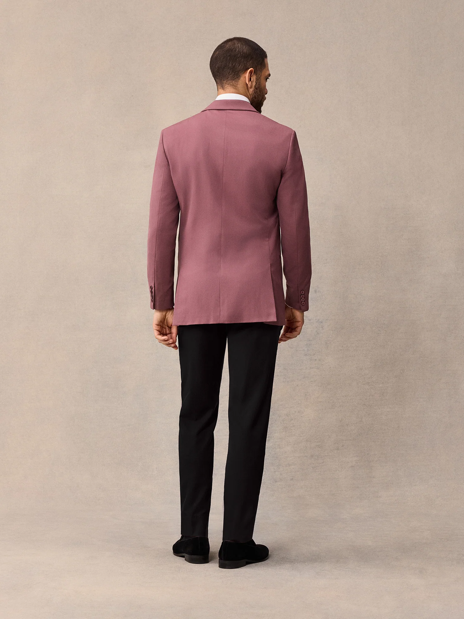 Rose Shawl Collar Tuxedo Jacket - Image 3
