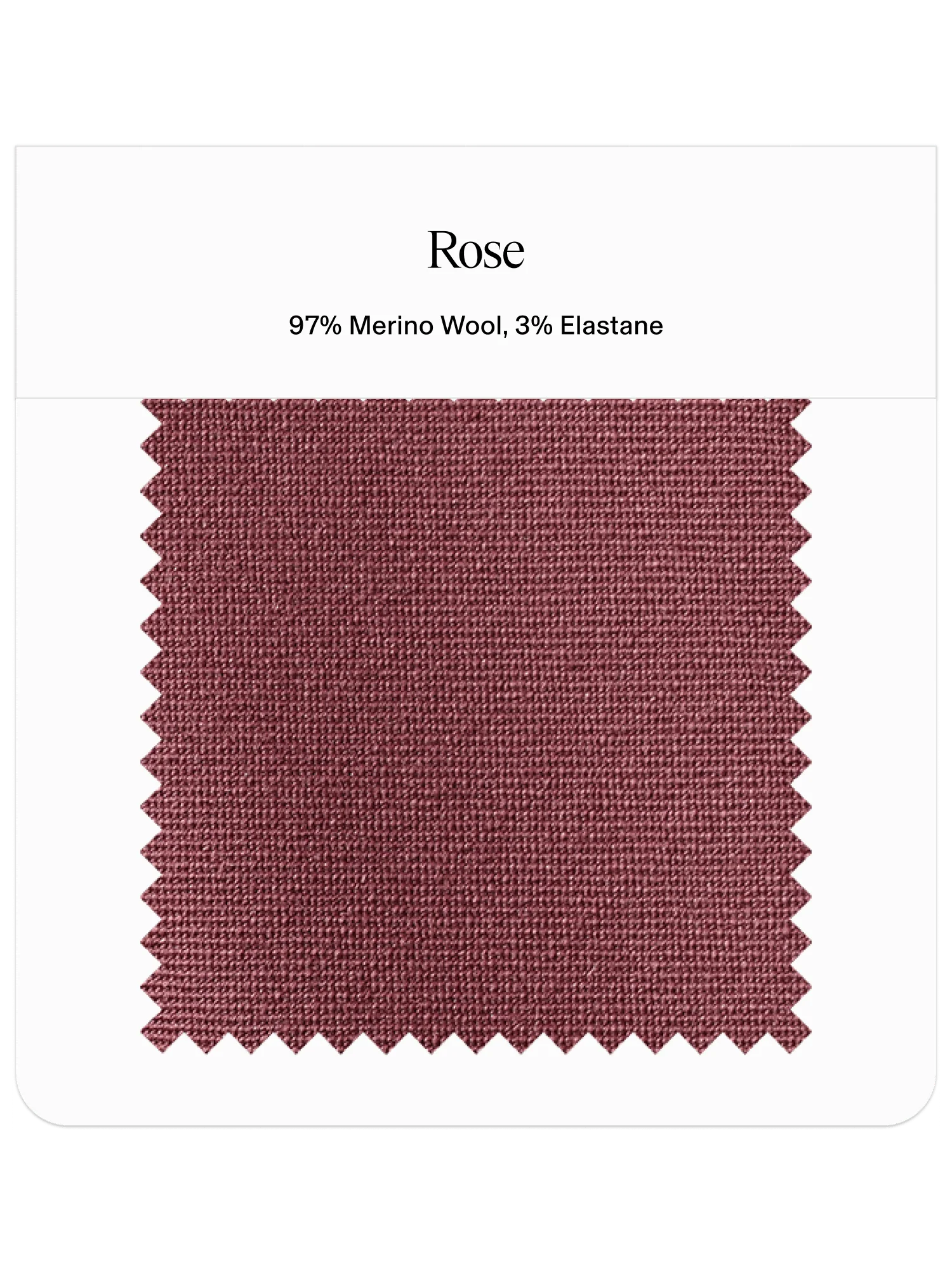 Rose Tuxedo Swatch
