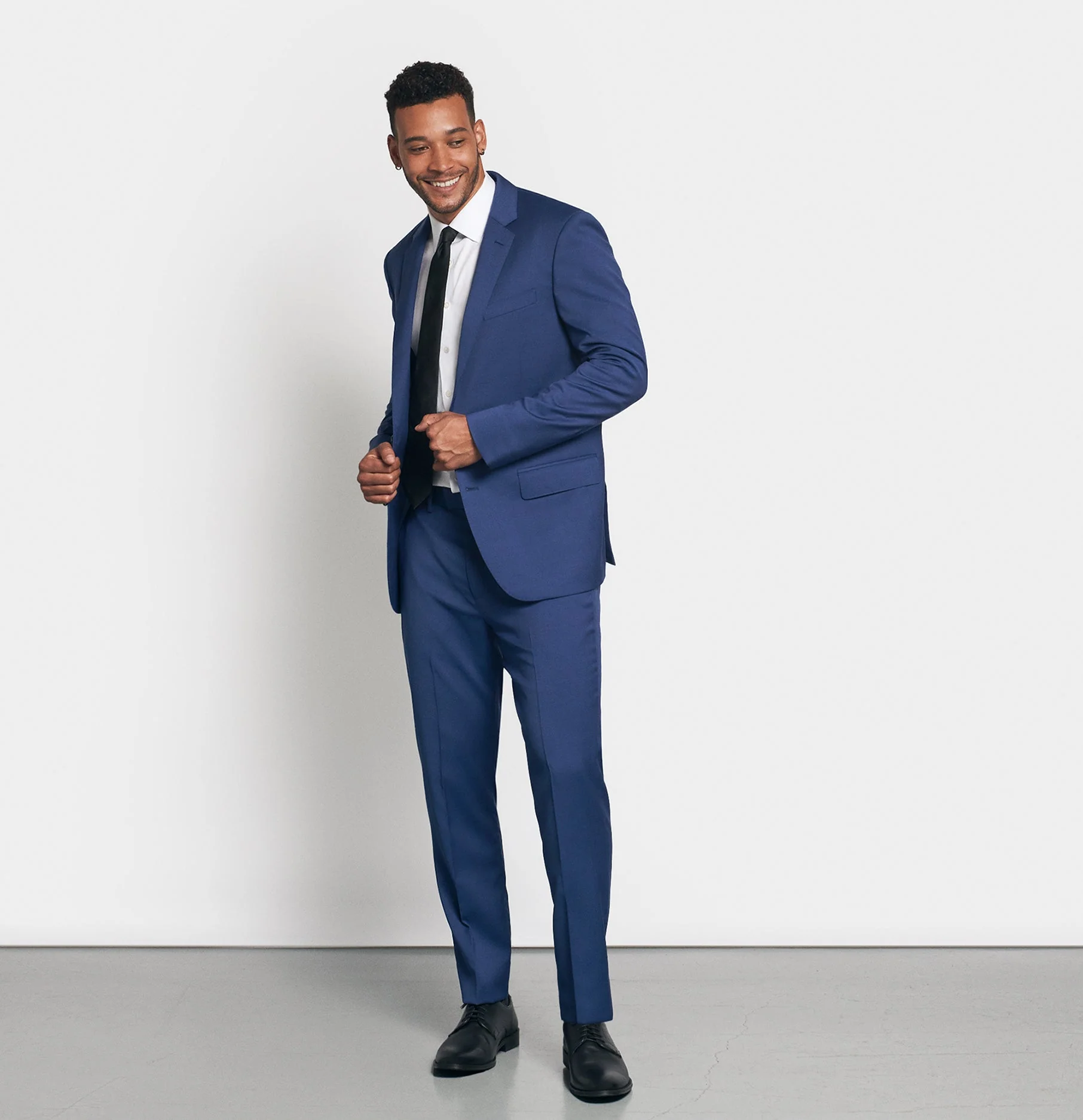 Royal Blue Suit Jacket - Image 3