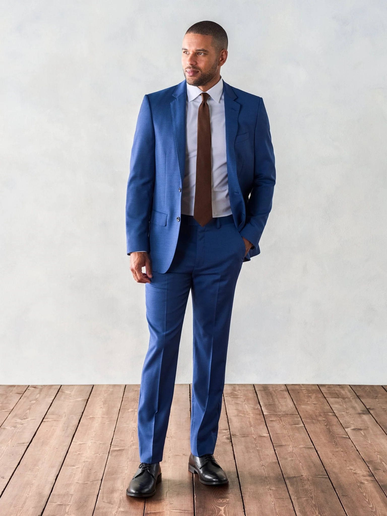 Royal Blue Suit Pants - Classic - Image 3