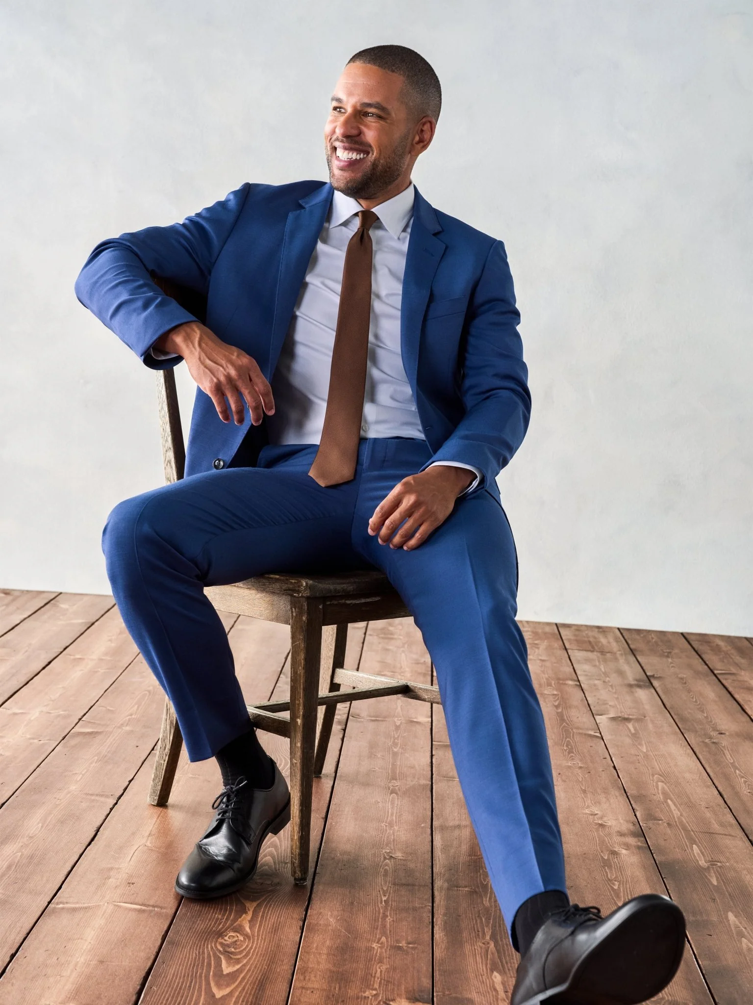 Royal Blue Suit Pants - Classic - Image 4