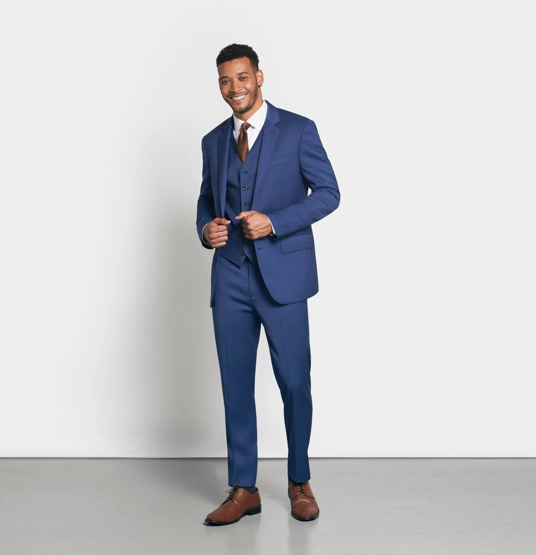 Royal Blue Suit Vest - Image 3