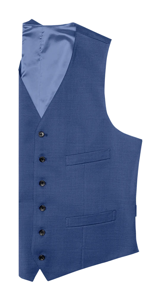 Royal Blue Suit Vest - Image 4