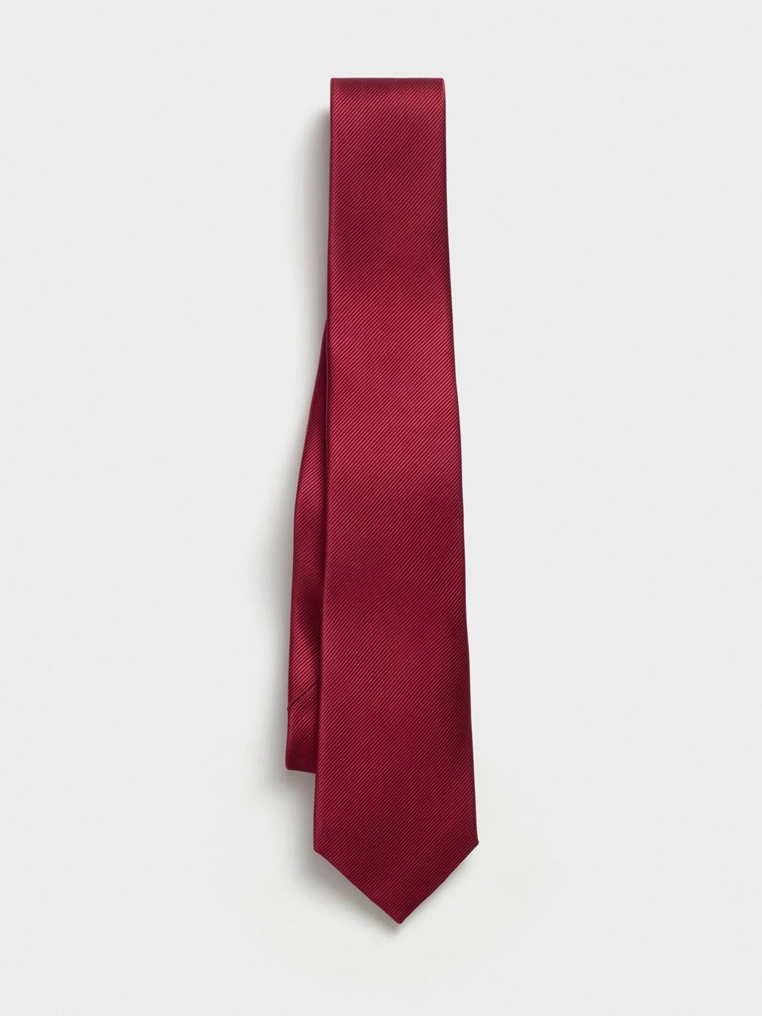 Ruby Silk Necktie - Image 2