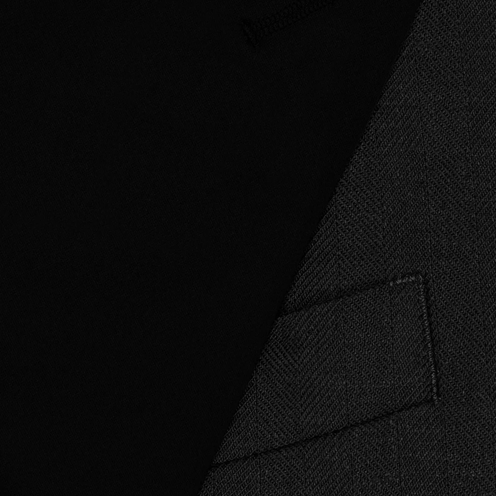 Shadow Black Linen Tuxedo Jacket - Image 7