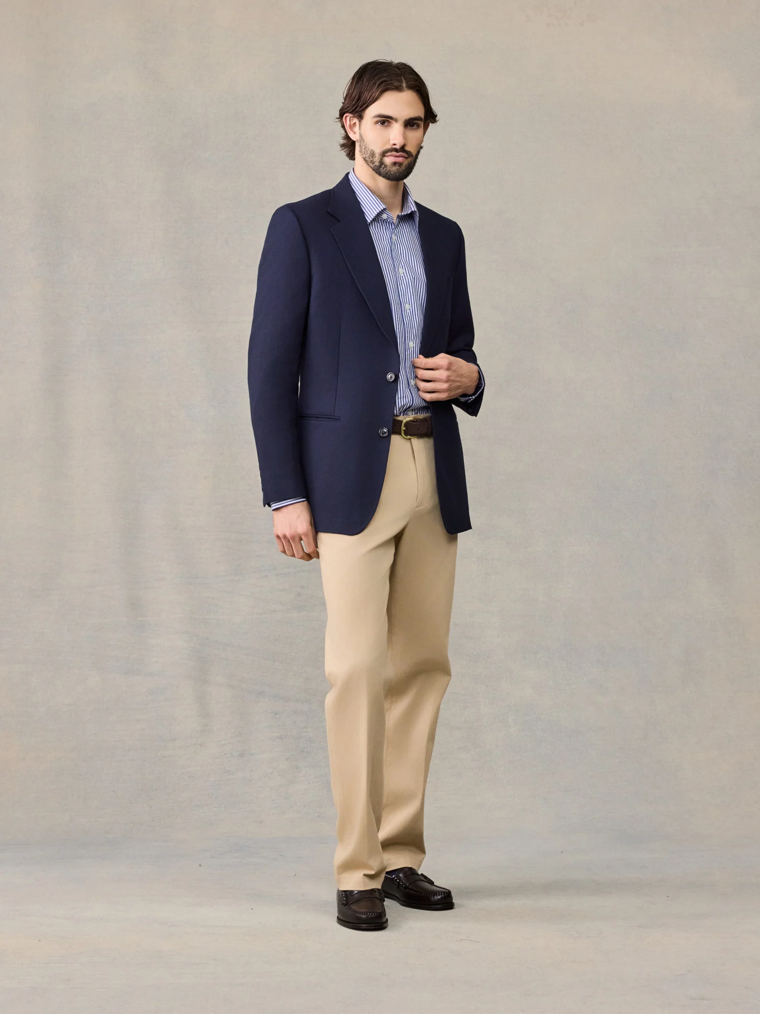Solid Navy Sportcoat - Image 2