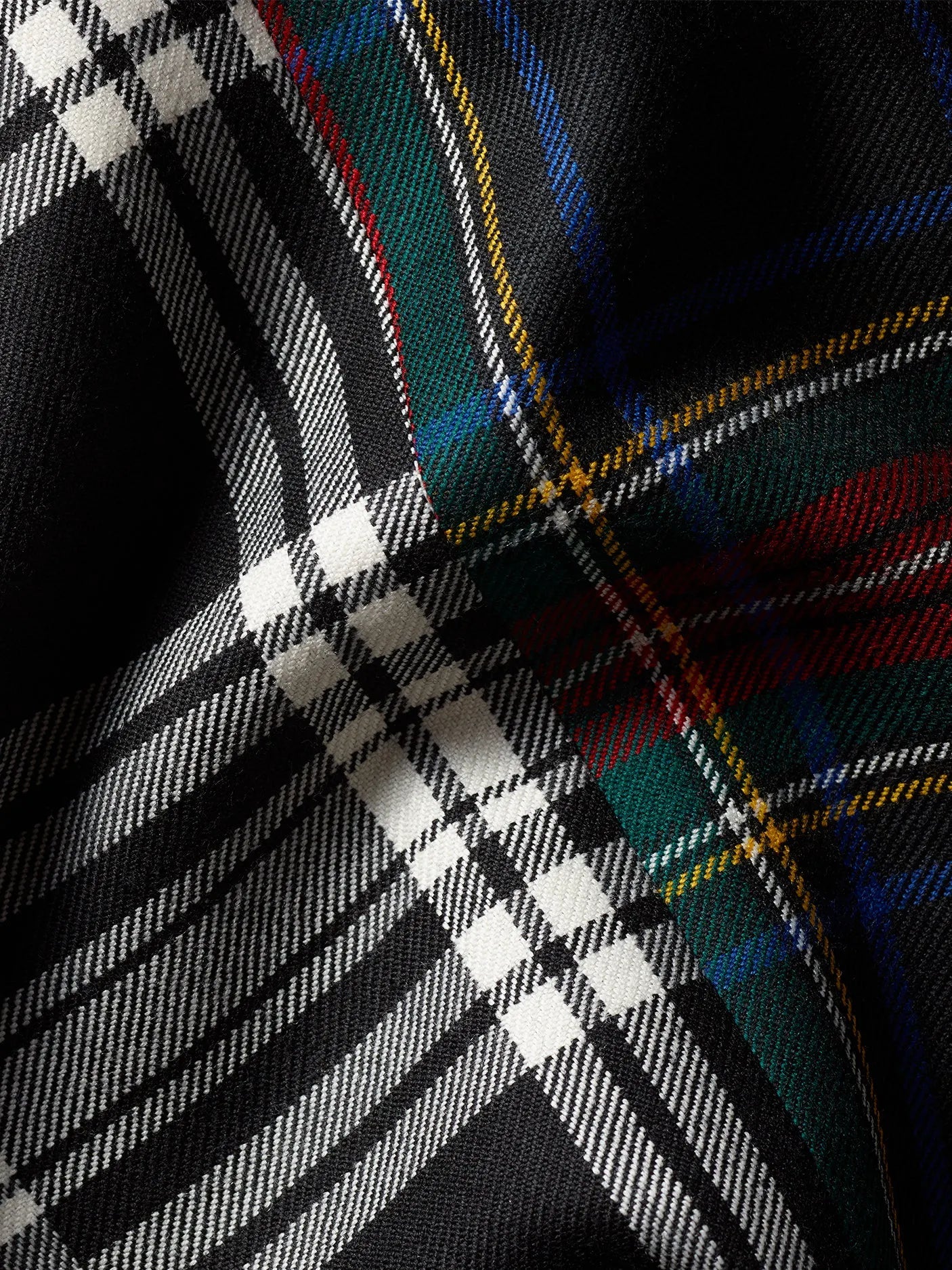 Split Tartan Tuxedo Jacket - Image 3