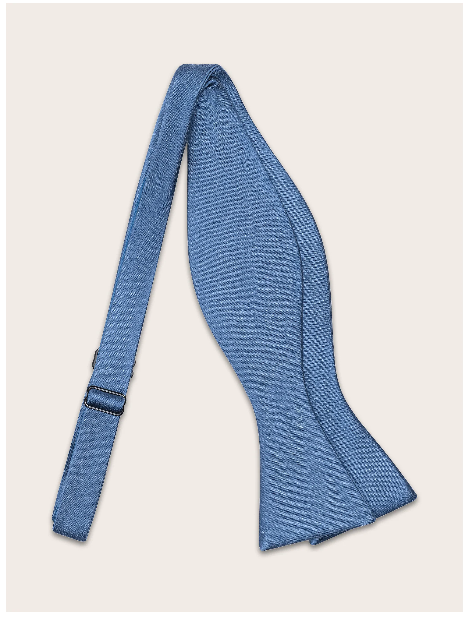 Steel Blue Butterfly Bow Tie - Image 2