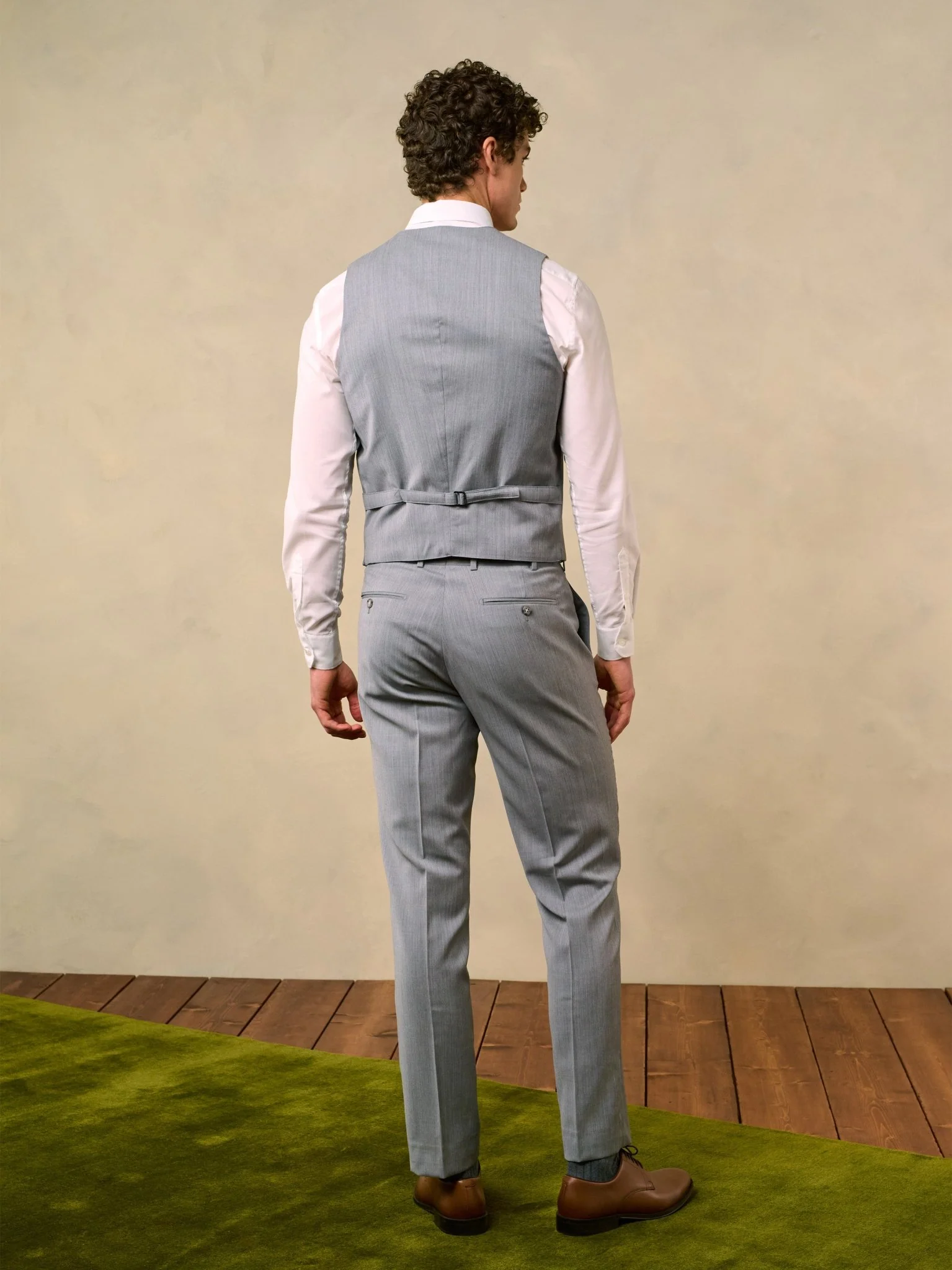 Essential Sterling Grey Suit Pants - Classic - Image 2
