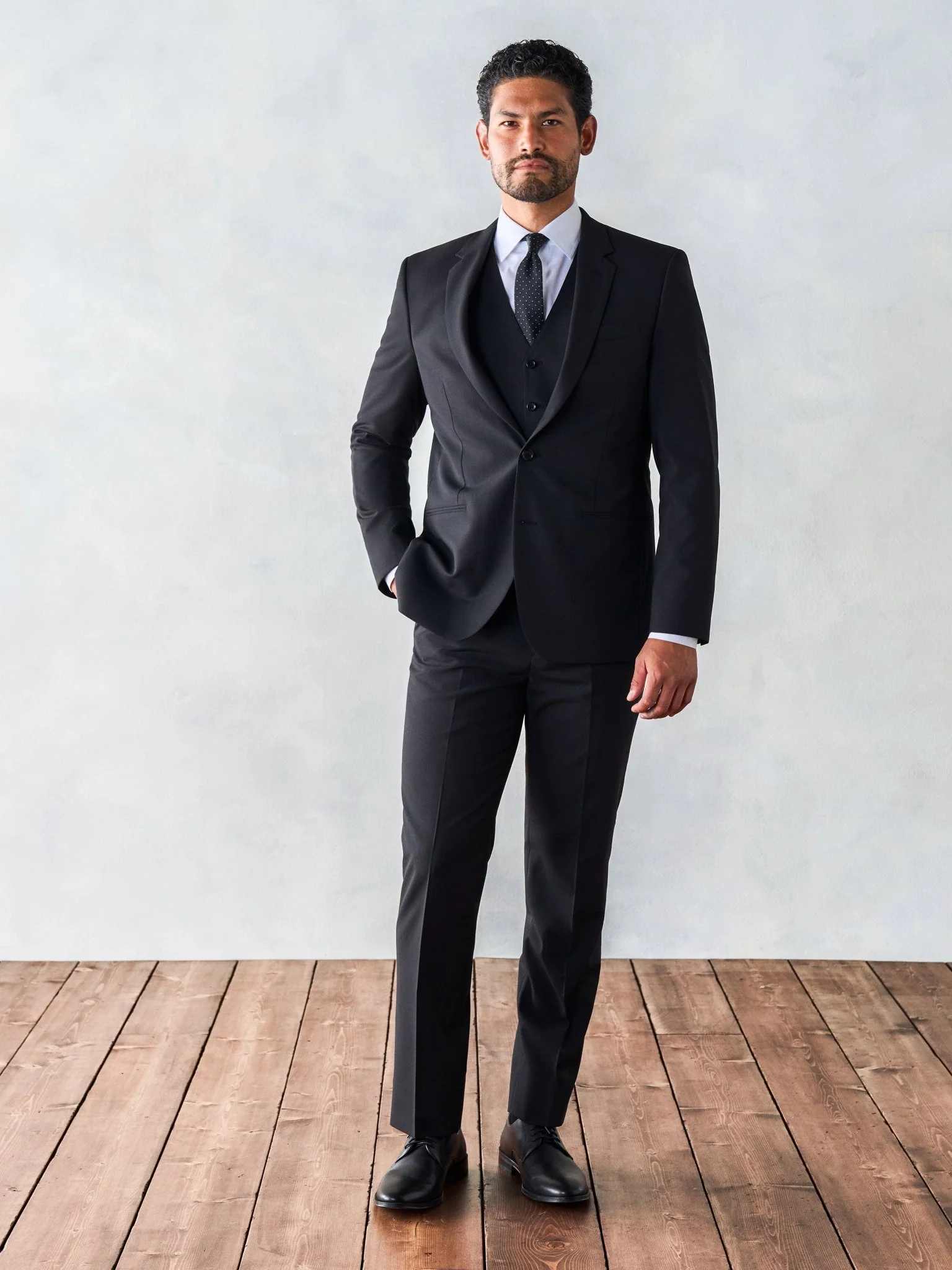 Essential Black Suit Vest - Image 4