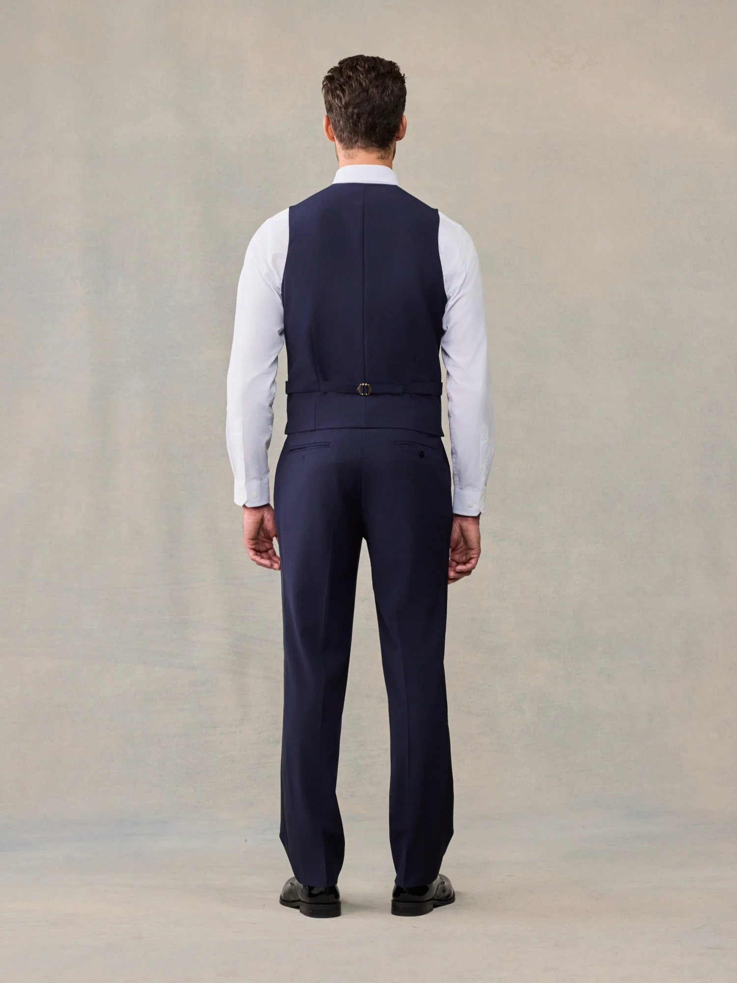 Essential Navy Tuxedo Vest - Image 3