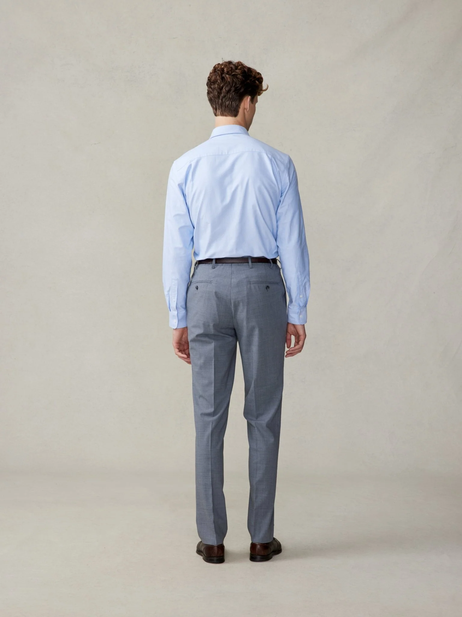 Essential Slate Grey Suit Pants - Slim - Image 4