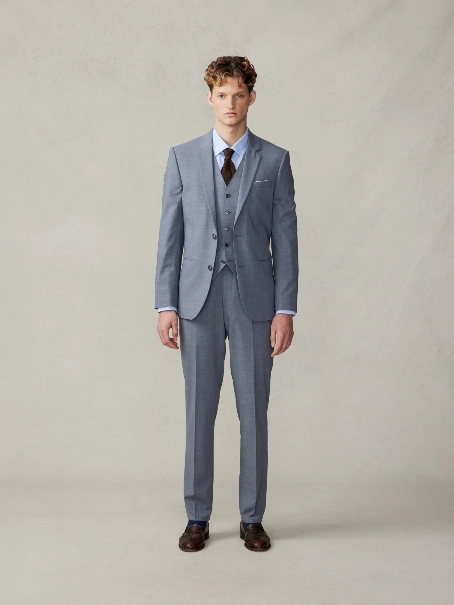 Essential Slate Grey Suit Vest - Image 3