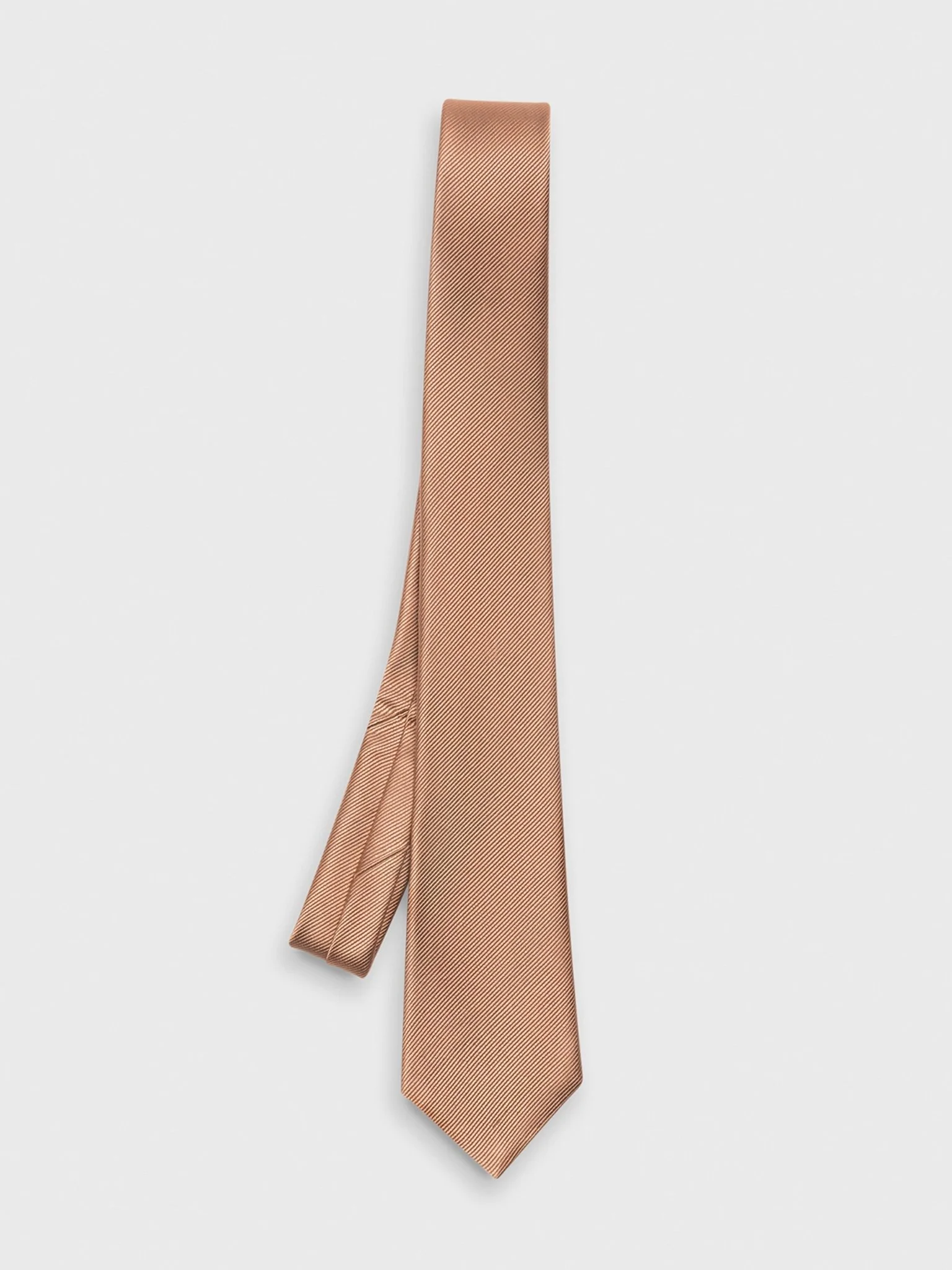 Terracotta Silk Necktie - Image 2