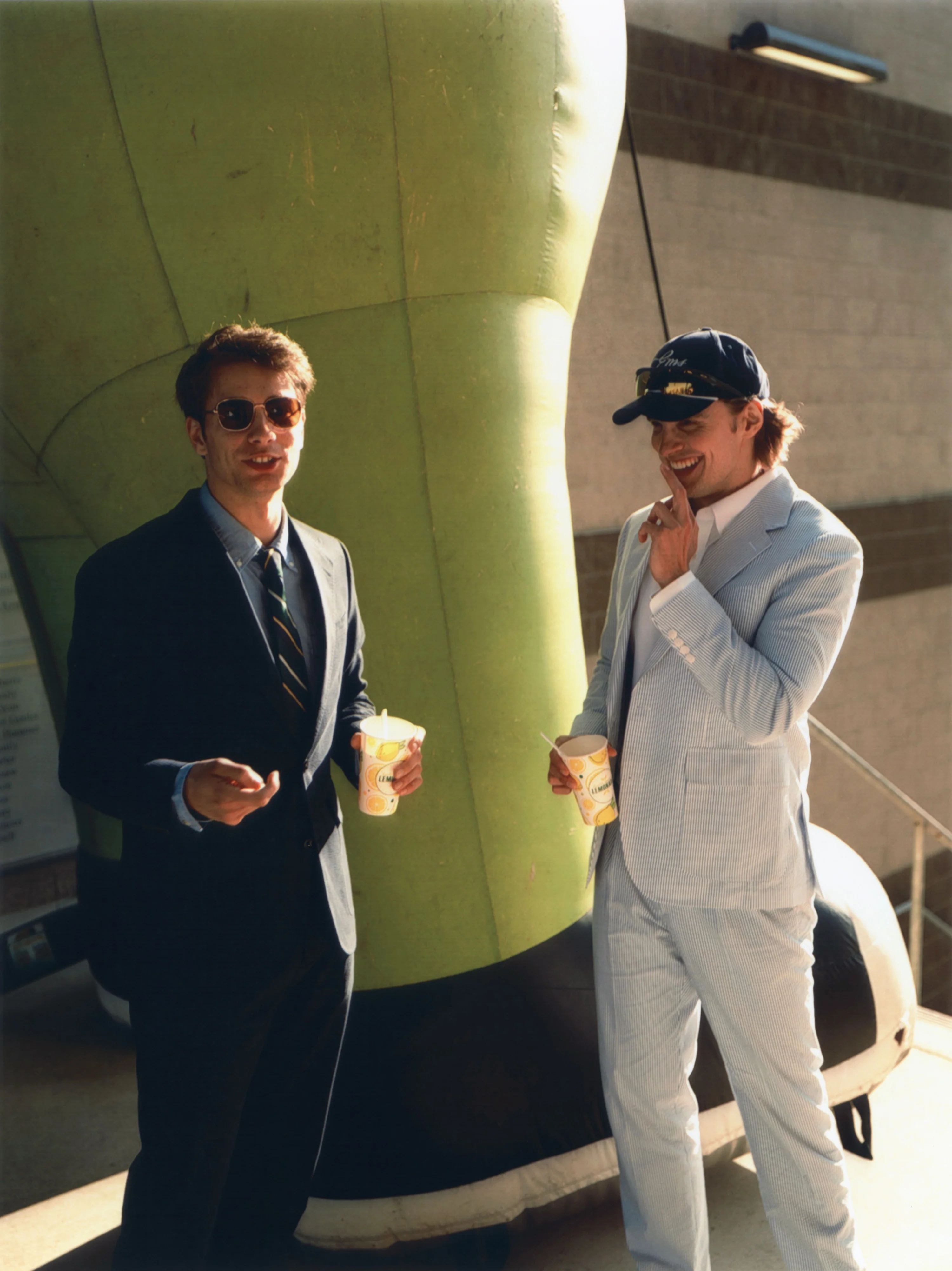 Blue & White Seersucker Suit Pants - Regular - Image 7