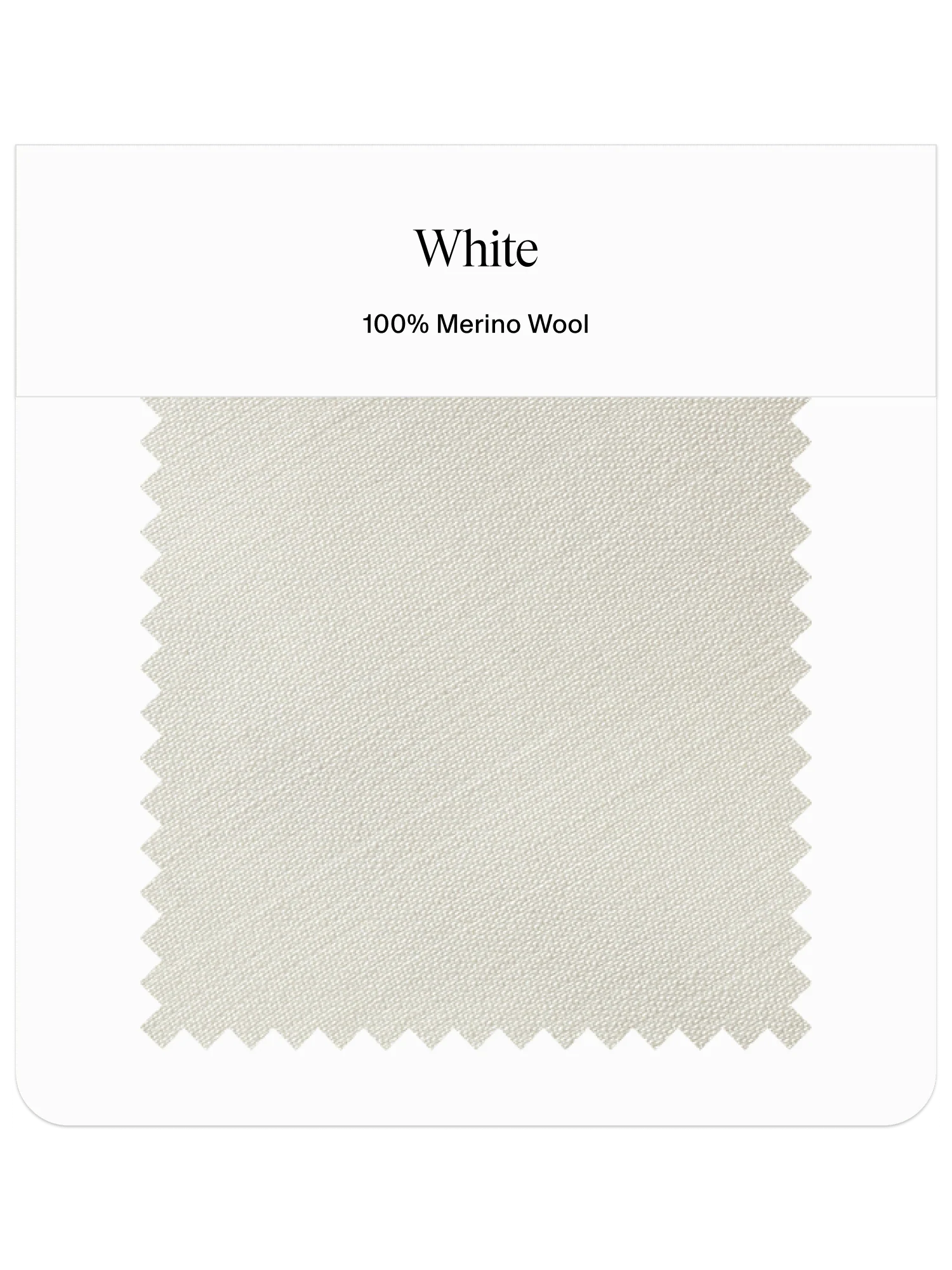 White Tuxedo Swatch