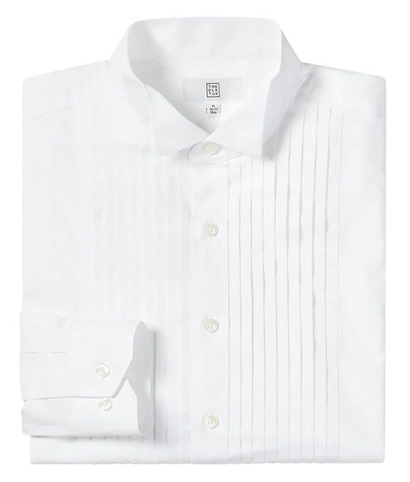 Wing Tip Tuxedo Shirt - Slim - Image 4